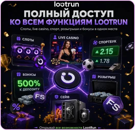 Lootrun Casino Официальное зеркало для азартных игр