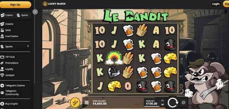 Le Bandit - Spill og vind rigtige penge
